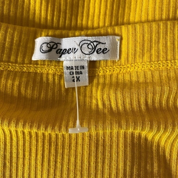 Paper Tee Women’s Pullover Plus Size Top - Picture 4 of 6